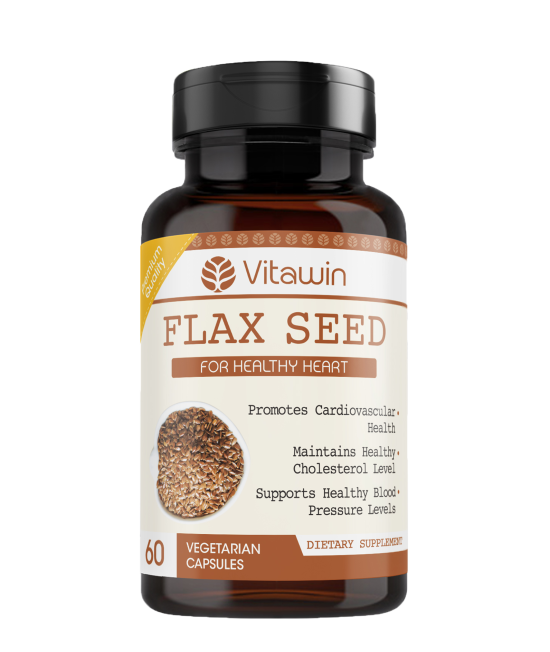 Flax Seed, 60 capsules