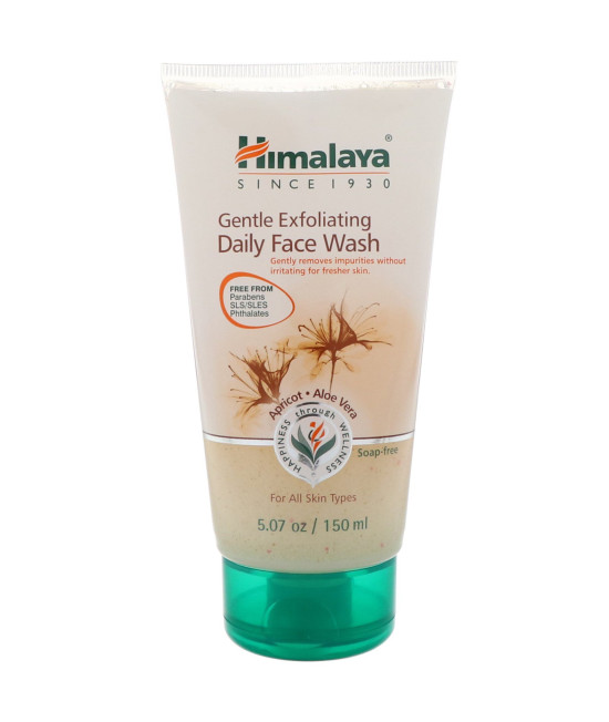 Himalaya, Gentle Exfoliating Daily Face Wash, For All Skin Types, 5.07 oz (150 ml)