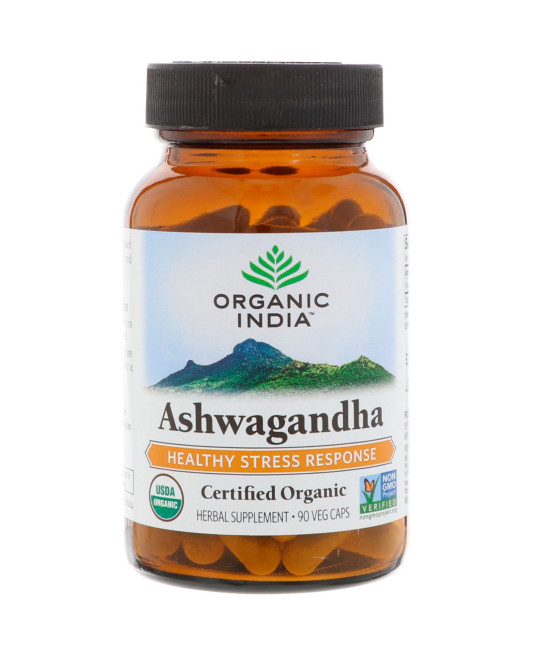 Organic India, Organic, Ashwagandha, 90 Veg Caps